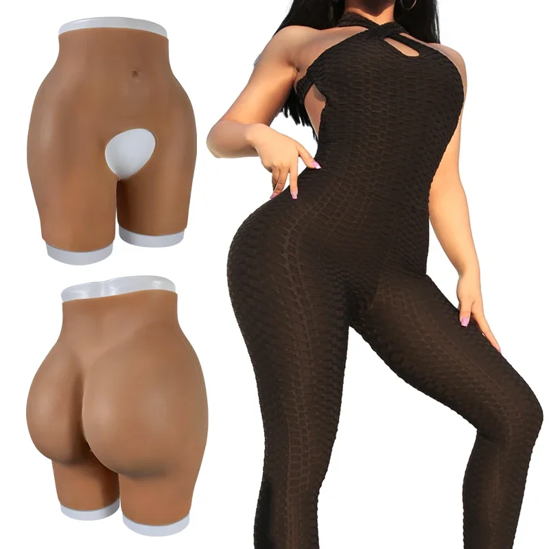 

Female Silicone Fake Big Hips And Buttocks Thickness Pad For Women Realistic Sexy Butt Enhancement Padding Panties Shapewear