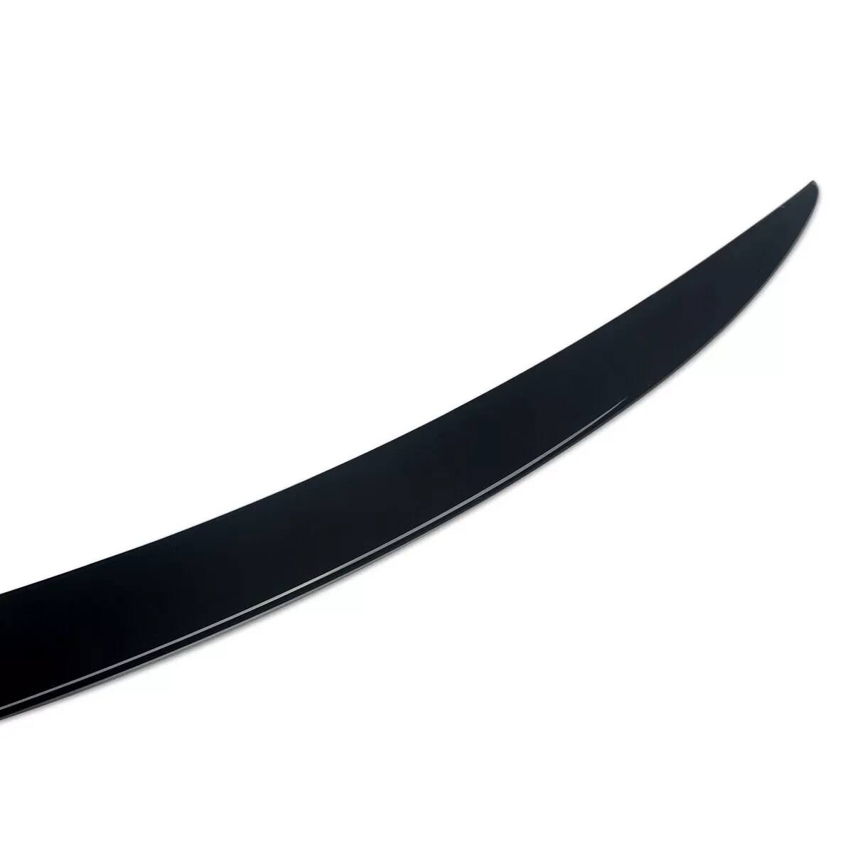 For Mercedes Benz W205 Tail Spoiler Roof Lip C-class C180 C200 C300 C43 C63 AMG S 2015-2021 Sedan Rear Trunk Spoiler Gloss Black view 6
