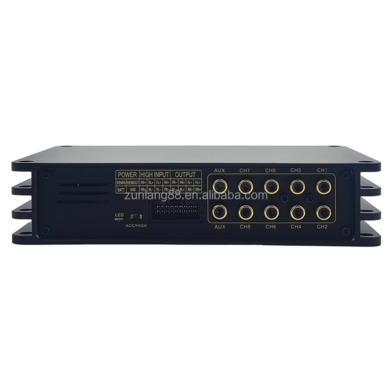 4*50W High Level 4 in 4 Out  8 Out  Class AB DSP Power Amplifier Digital Audio