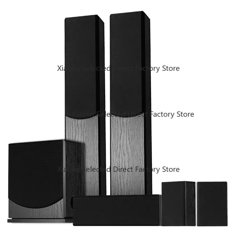 5.1 Channel Home Theater Sound System Set for Living Room Surround Sound Soundbar Compatible with LCD TV Projector Speakers