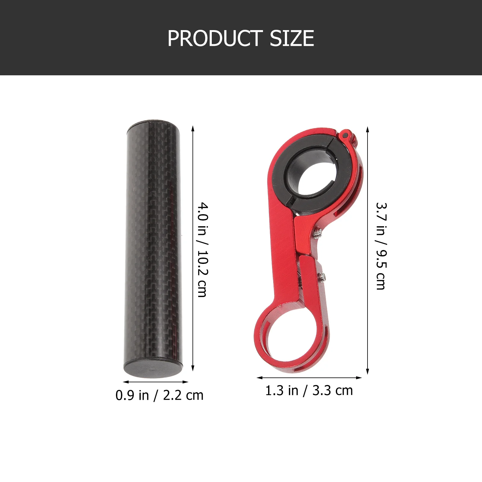 

Metal Bike Handlebar Extender Bracket for Front Light Lamp Storage Mount Extension Rack Professional Multi-Function Cycling