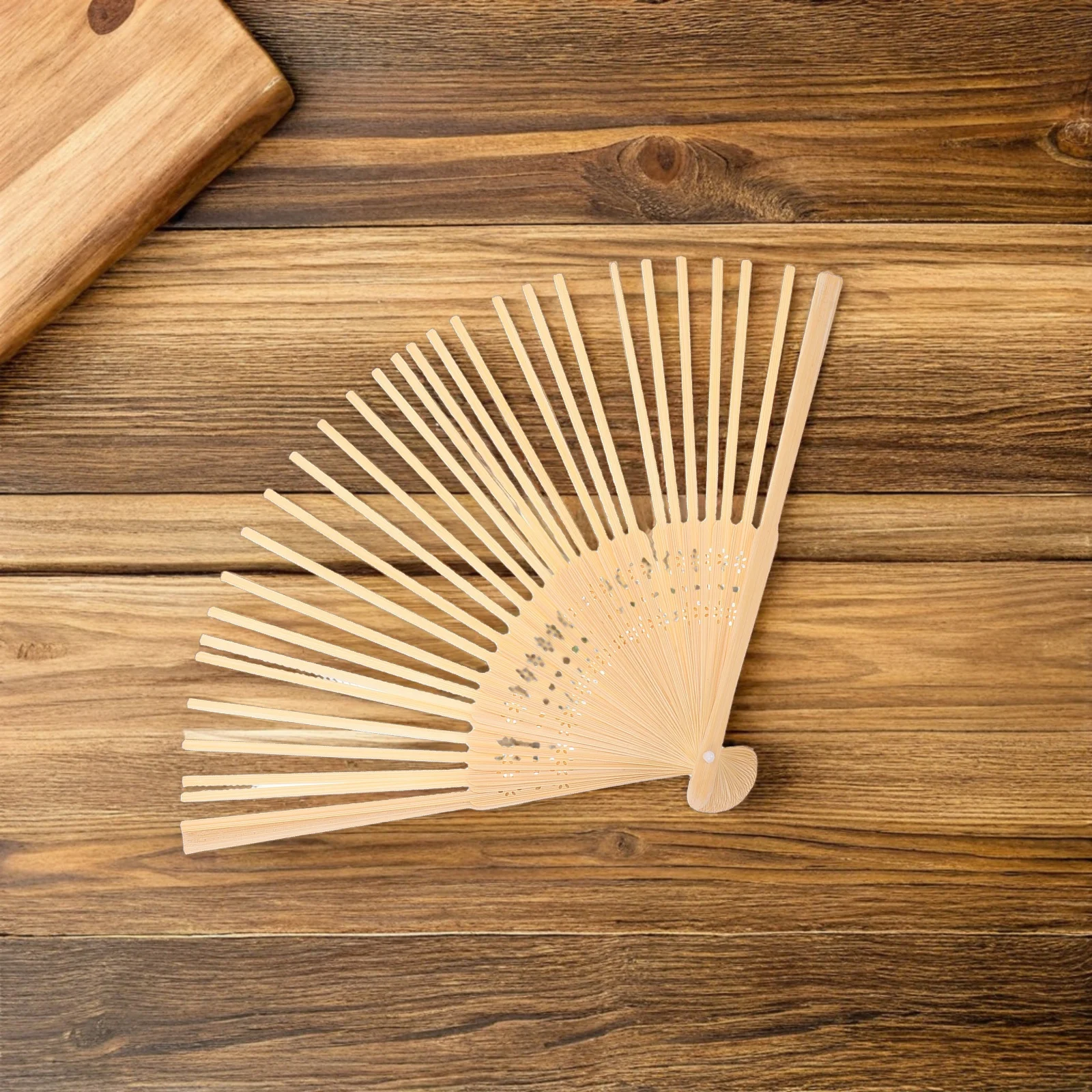 

3Pcs Blank Folding Fan Frame Bamboo DIY Handheld Fan Parts Japanese Style Craft Material for Tea Ceremony Decoration