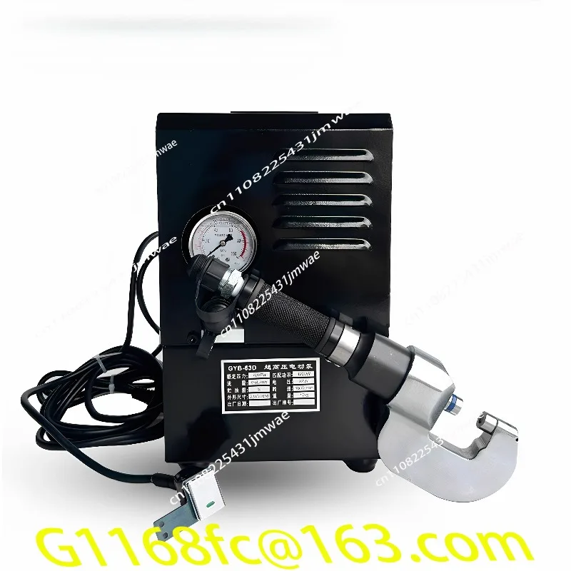 Aluminum body repair, stamping and riveting machine, electric hydraulic busbar, puncture and self-piercing riveting