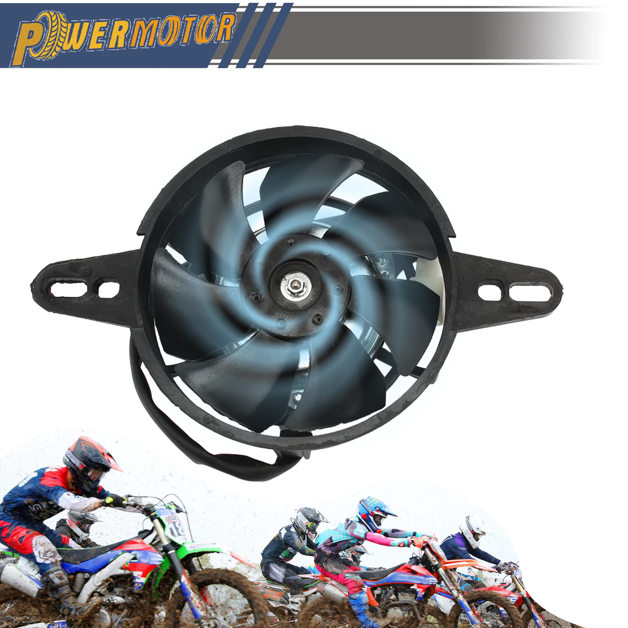 

Motorcycle Fan Carburetor Engine Radiator Cooling 200cc 250cc for KTM Honda Yamaha Kawasaki ATV Dirt Bike Motocross Accessories