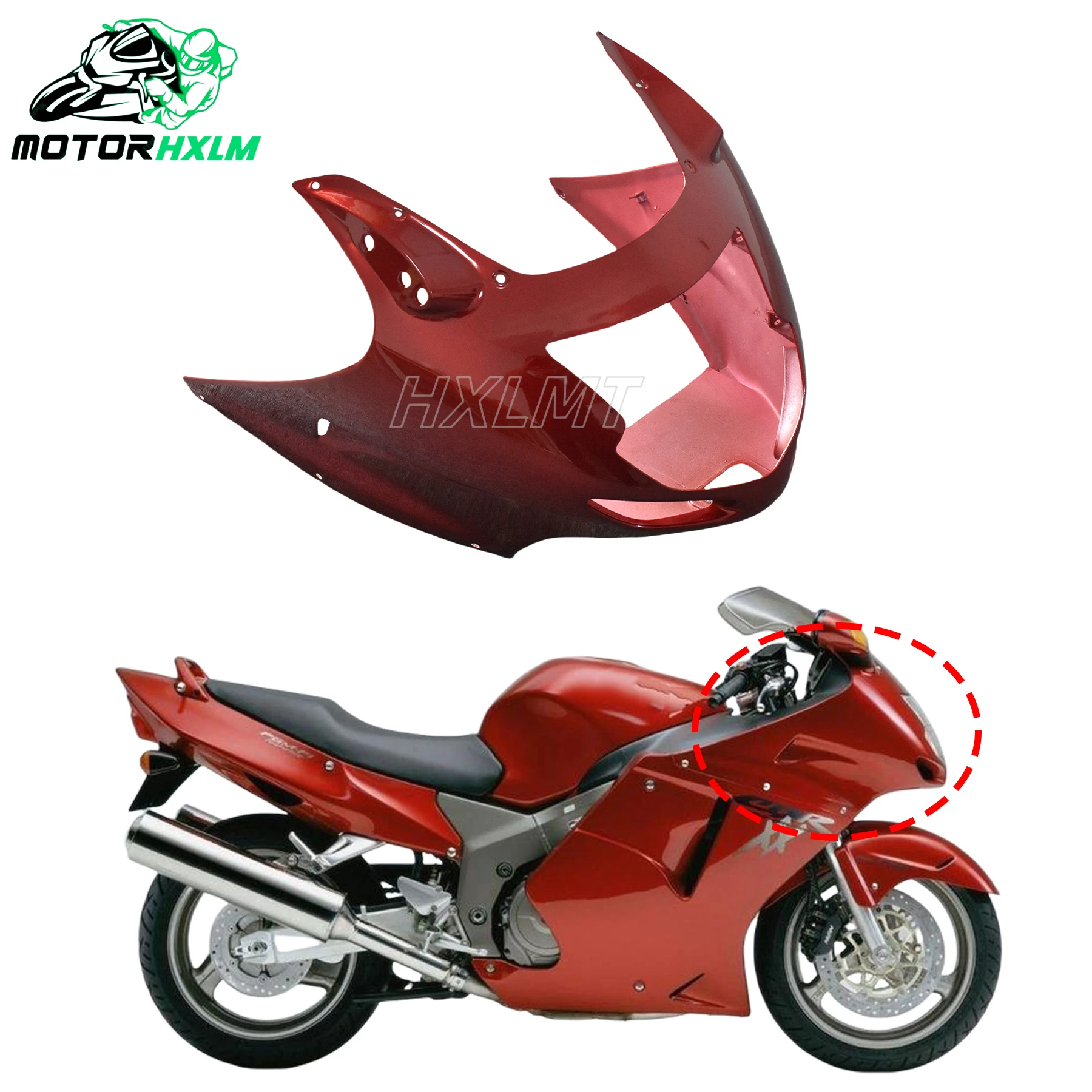 

Motorcycle Full Fairing Kit For CBR1100XX CBR 1100XX CBR1100 XX 1997-2006 2007 ABS Injection Cover Bodywork Cowl