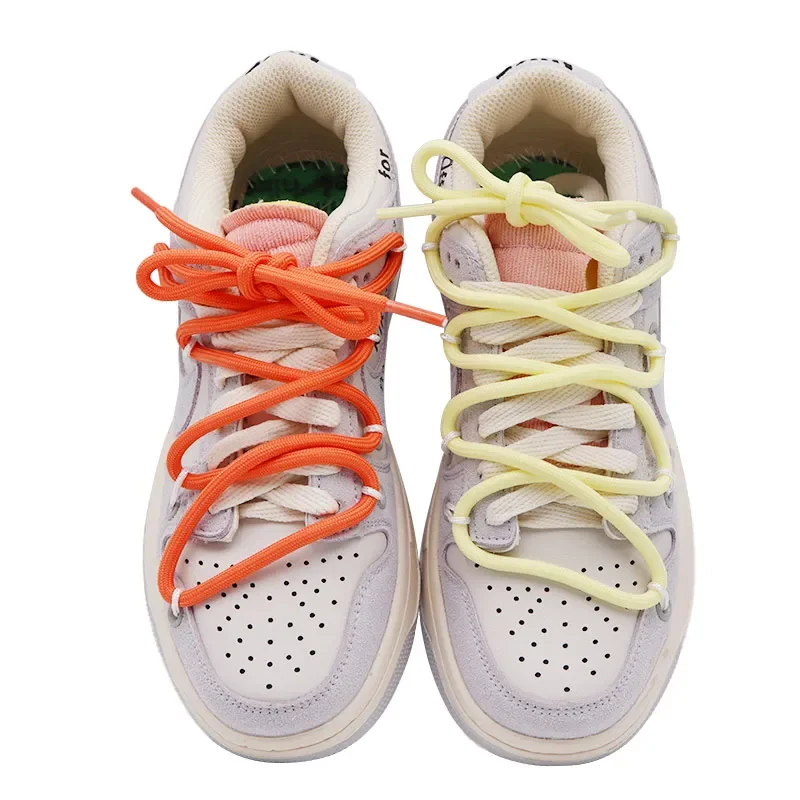 Extra Long 5mm Thick Round Polyester Shoelaces for Basketball Hiking & Training Shoes Durable Colorful Laces for Boots Sneakers
