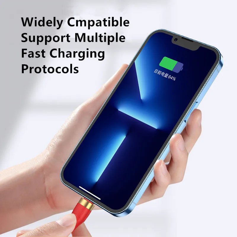 120W 6A Super Fast Charging Cable Usb Type-C Data Cable for Huawei P30 P40 Pro Xiaomi Poco Usb-Type-C Charger Data Cable