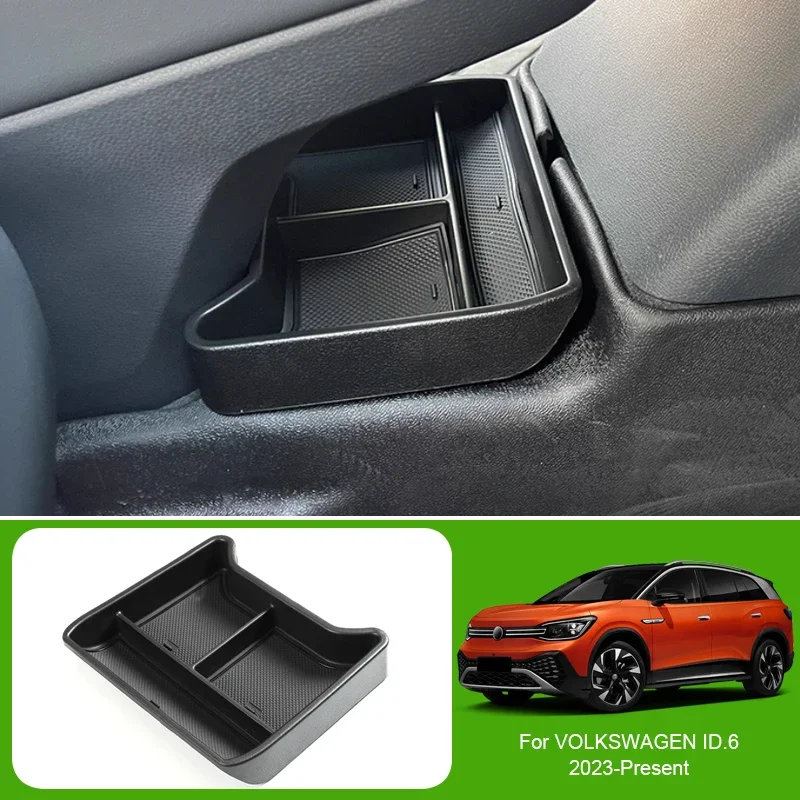 

Car Low Central Control Armrest Box Storage Auto ABS Door Storage Barrel GPS Tidying Box For Volkswagen ID.6 2023-Present