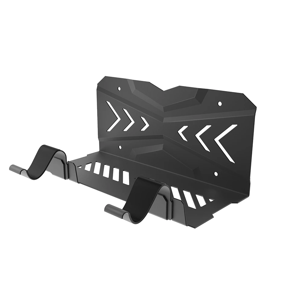 แท่นยึดติดผนังสำหรับคอนโซล PS5มีตัวยึดคอนโทรลเลอร์2ตัวระบบการติดตั้งแบบมองไม่เห็นตัวยึดผนัง