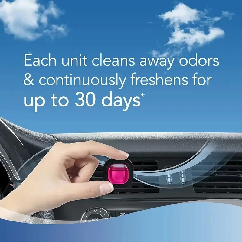 Long-Lasting Car Air Freshener Vent Clip Essential Oil Scented Odor Eliminator 0.14oz Alcohol-Free Fragrance for Fresh Car Smell image 2