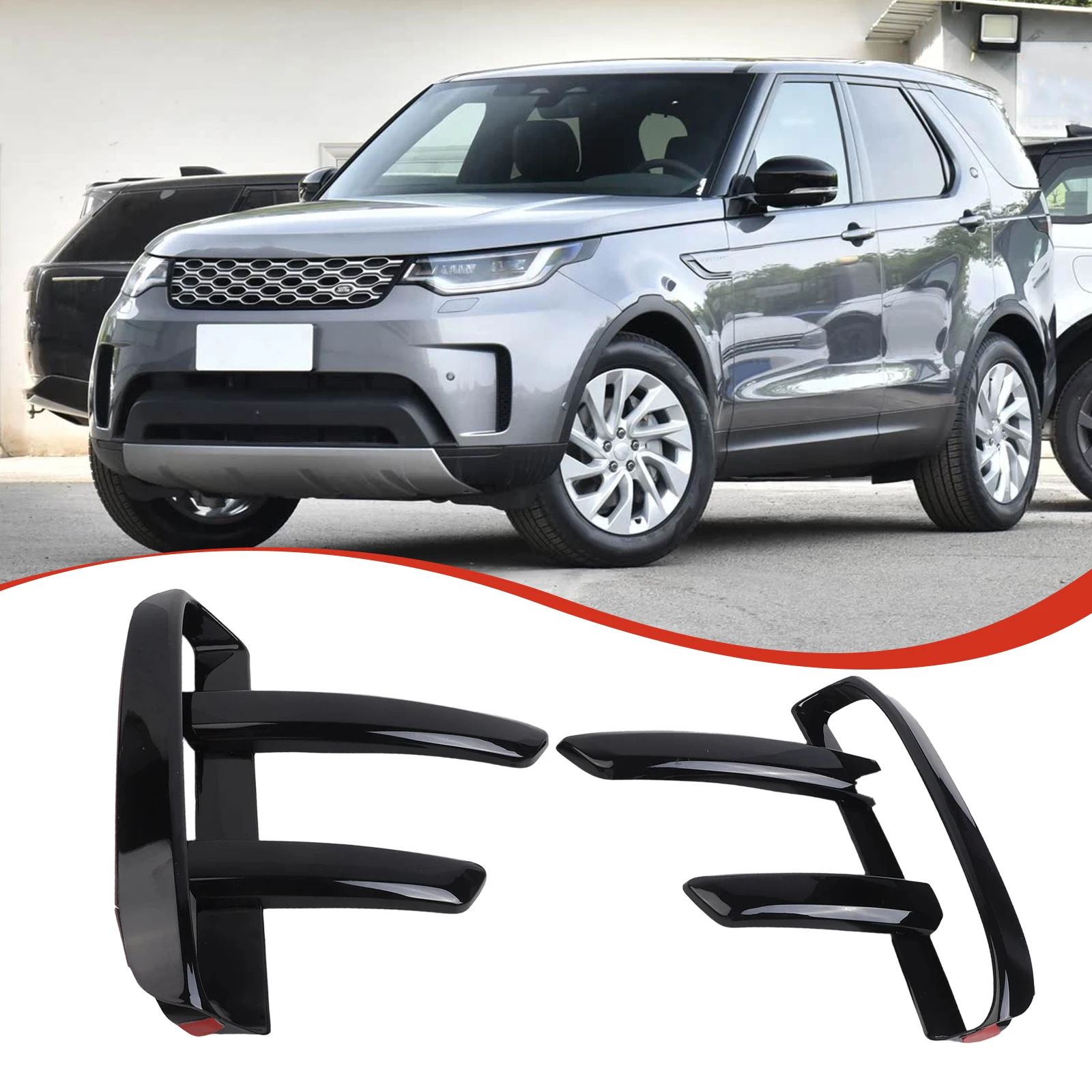 Vehicle Aesthetic Front Grille Decoration Withstands Weather Conditions Improves Airflow Performance Quick Installation Process