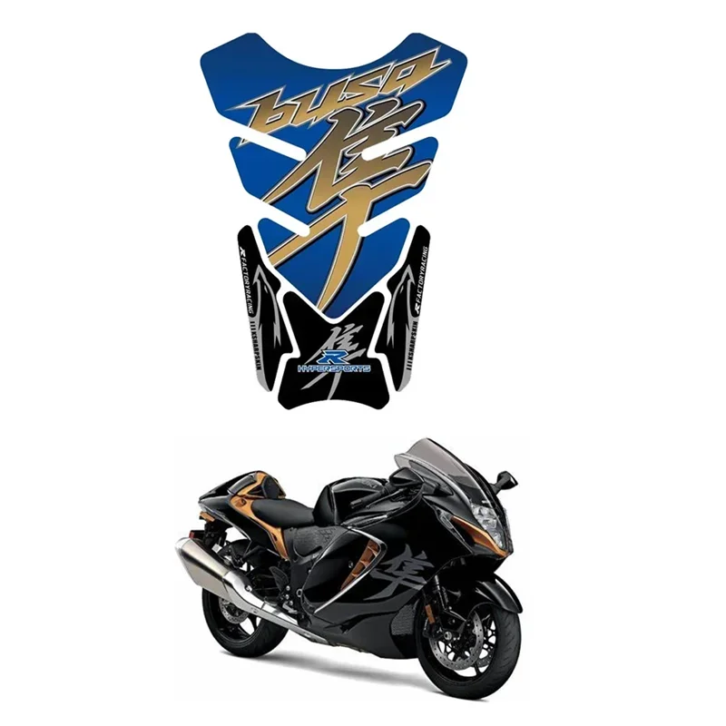 For GSX1300R GSXR1300 Motorcycle Tank Pad Protector 3D Gel Sticker Decal GSXR 1300 - 5 MOTO