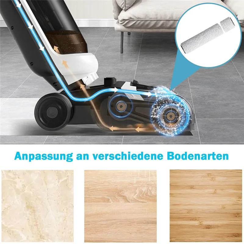 M04K para Eureka NEW630PL aspiradora en seco y húmedo con palo inalámbrico Combo de cepillo de rodillo especializado