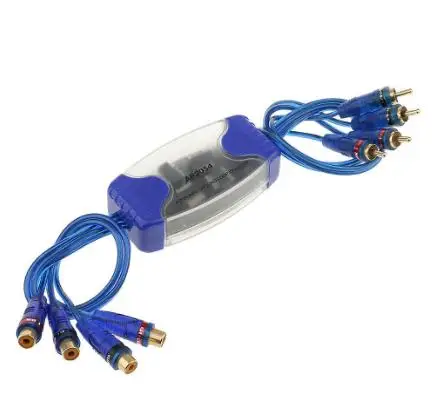 Car 4 Channel  FOR RCA  Ground Loop Noise Isolator Car Audio Filter Eliminate Hum Car Modification Noise Filter