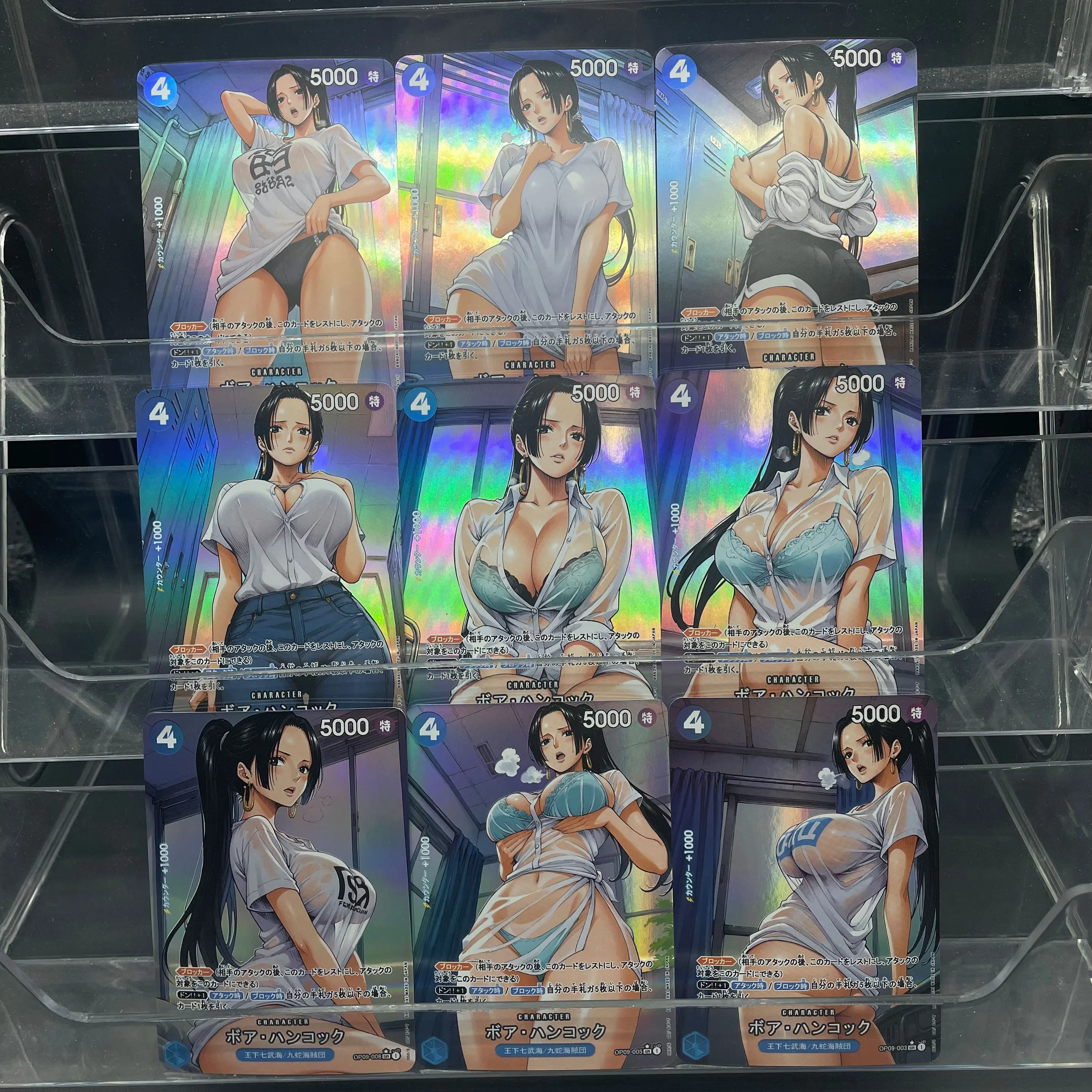

9 шт. DIY OPCG аниме мультфильм японские коллекционные карты Боа Хэнкок преломляющие цветные вспышки сексуальные коллекционные карты вечерние карты подарок