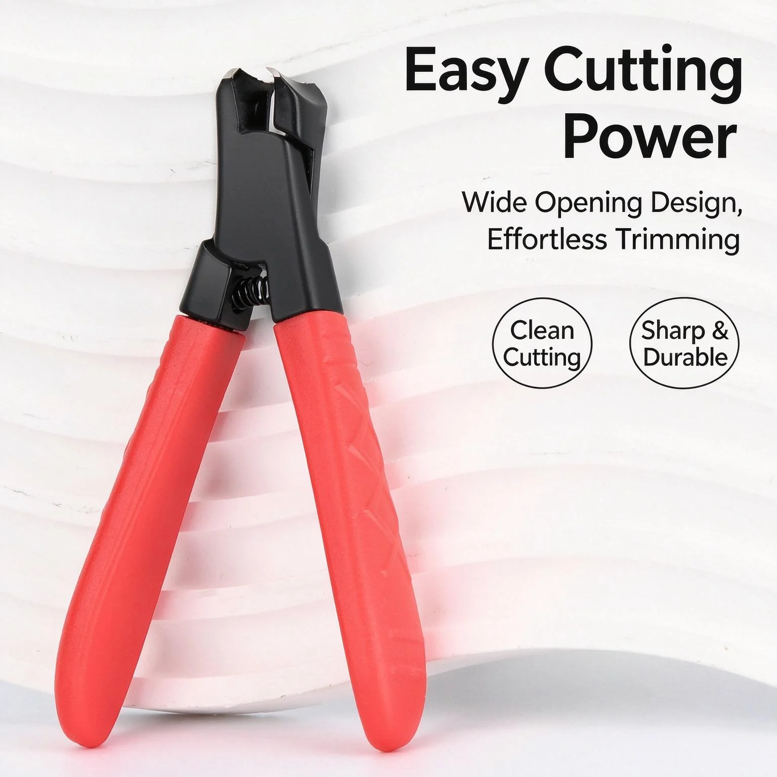 Large Size Stainless Steel Nail Clipper - Professional Toenails Trimmer Thick Hard & Durable Nail File for Household Use