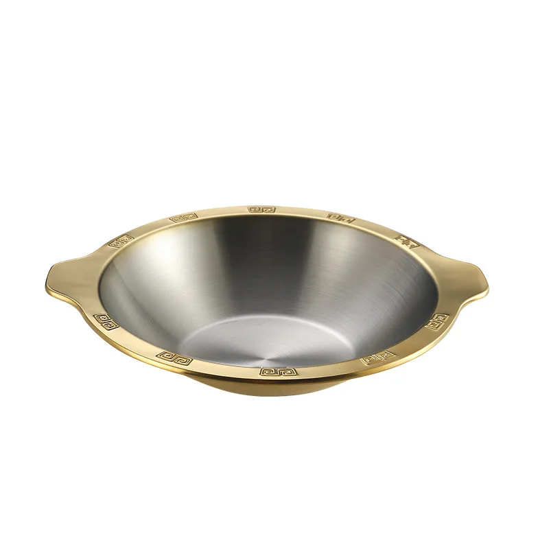 Stainless steel deep fryer basin with thickened bottom for special use кастрюля кастрюля 더치오븐