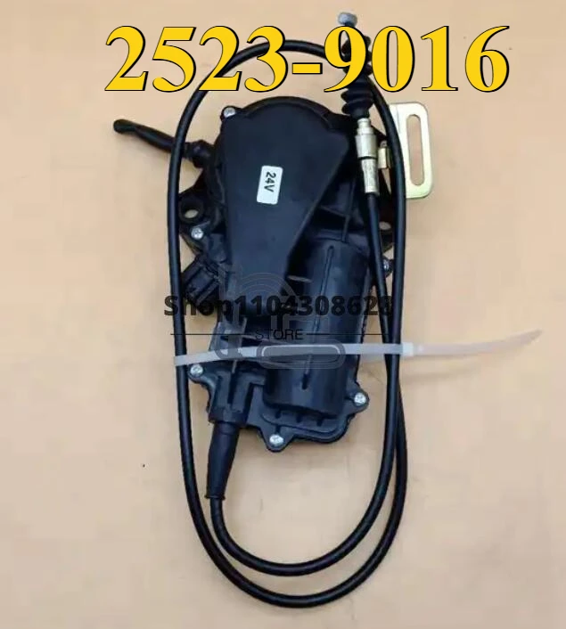 

12V 24V 25239016 Excavator Engine Parts Flameout Stop Motor for Doosan Daewoo DH220-5 DH225-7 2523-9016 Throttle Motor