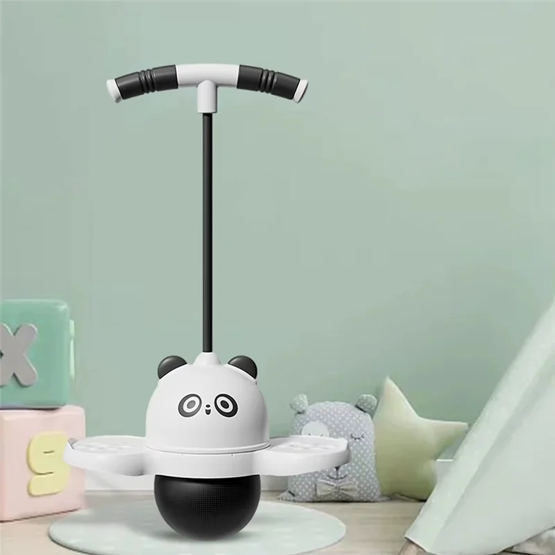 كرة القفز الباندا، توازن التوازن يساعد على نمو طويل اللياقة البدنية، كرة مرنة، معدات رياضية ممتعة للاستخدام في الهواء الطلق