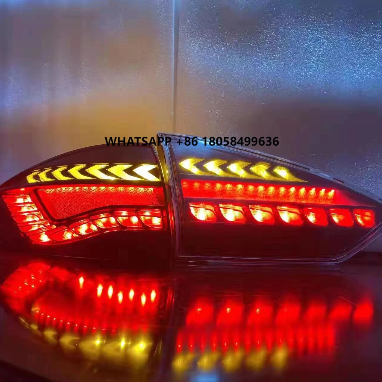 

BiLED Projector Lens Mondeo Taillight Auto Lighting Systems for 2017 Fusion