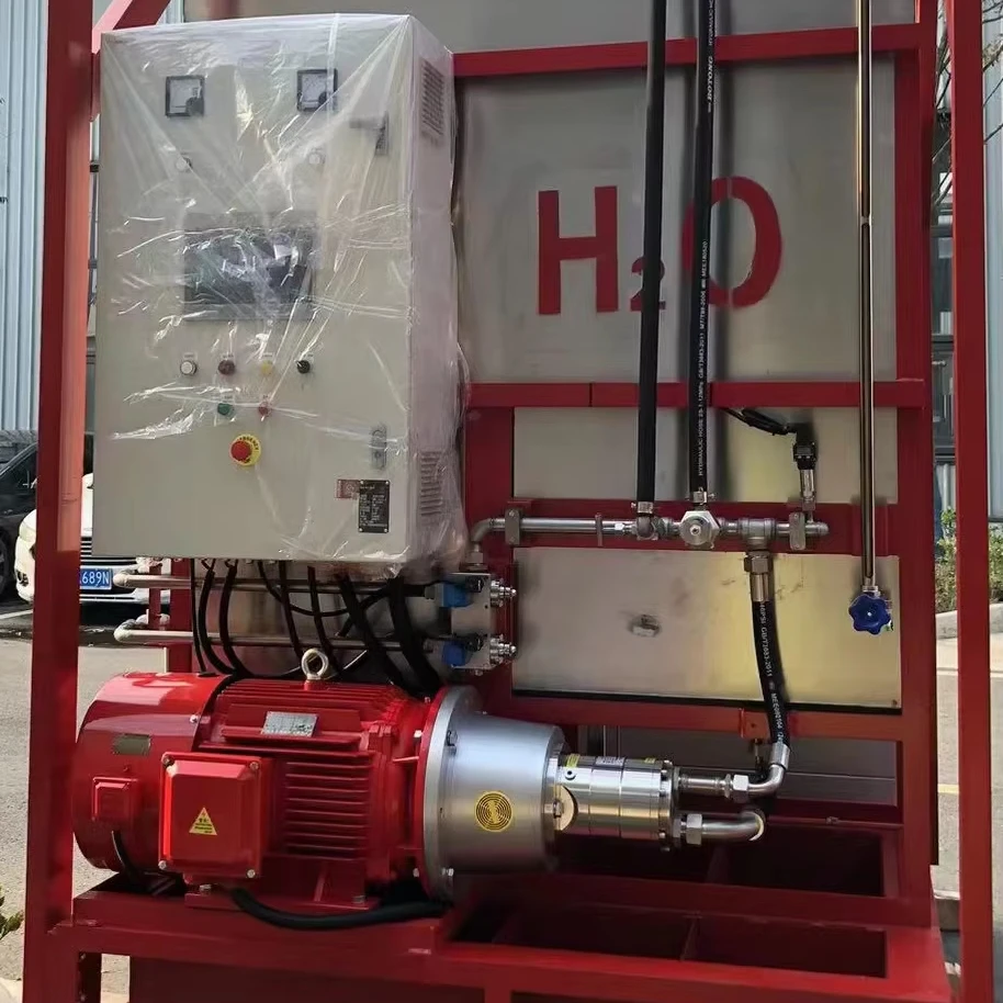 

High Pressure Stainless Steel Piston Pump With Motor 1500rpm And Flow 35L/min For Spray And Cleaning
