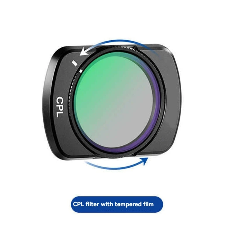 Variable Filter For DJI Osmo Pocket 3 Adjustable ND/CPL Filter With HD Multi Coated Optical Glass/Aluminum Frame