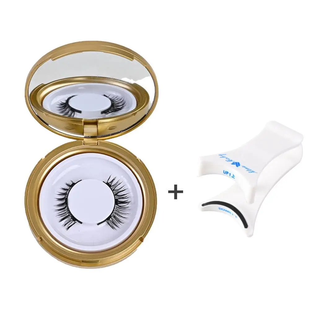 Magnetic Eyelashes Curler Long Thick 3D Magnetic Lashes Reusable Magnetic False EyelashesTweezer Set Natural Eyelashes