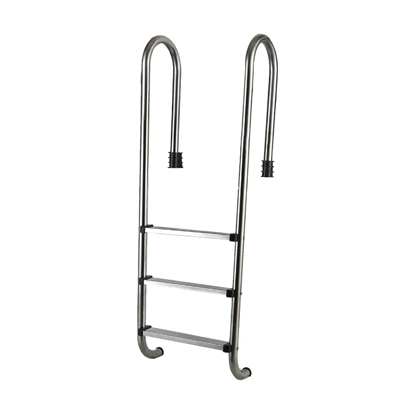 Customizable MU 3 Pedal Stainless Steel Pool Ladder Escalator Anti-Slip Thickened Material for Pools