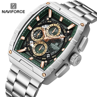 NAVIFORCE Men Creative Multi-Function Watch Luxury Luminous Quartz Man Wristwatch Sport Waterproof Chronograph Relogio Masculino