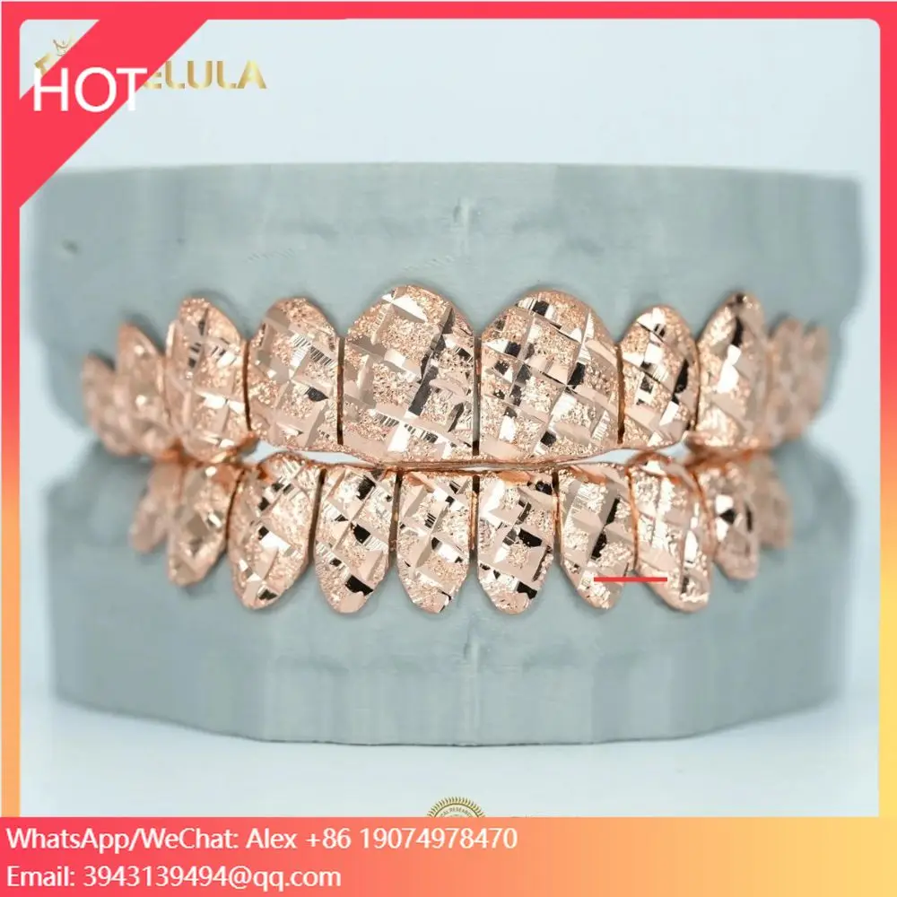 

Double Stack Moissanite Grillz Honeymoon 925 Silver Moissanite Teeth Grillz 10 Top 10 Bottom Grilz Hop Moissanite Grillz