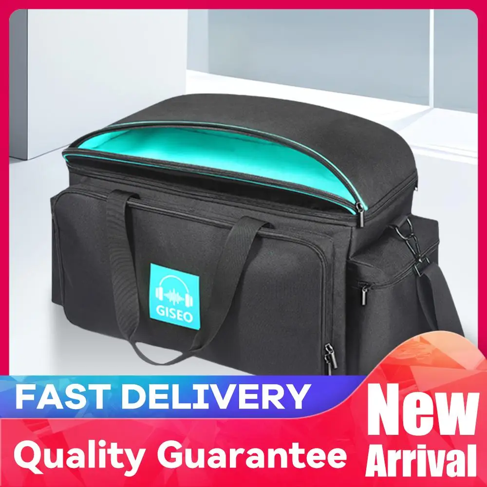 

DJ Cable Bag Large Capacity DJ Cabel Organizer Case with 4 Detachable Dividers DJ Wire Bag for Sound Equipment DJ Gear Musician