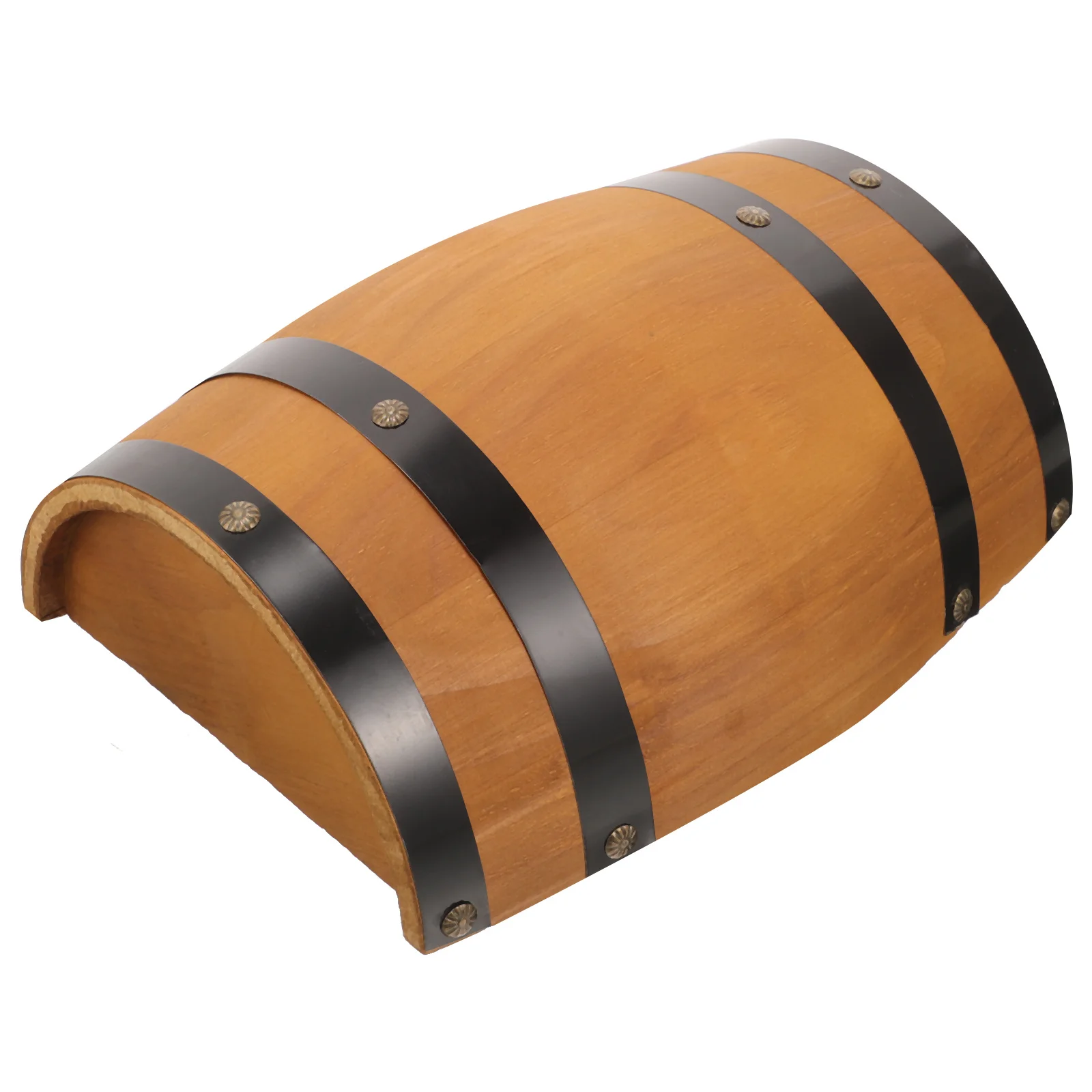 

Lifelike Oak Decorative Small Wooden For Bar Home Retro Party Decoration Unique Wooden Red Wine Ornament Floor