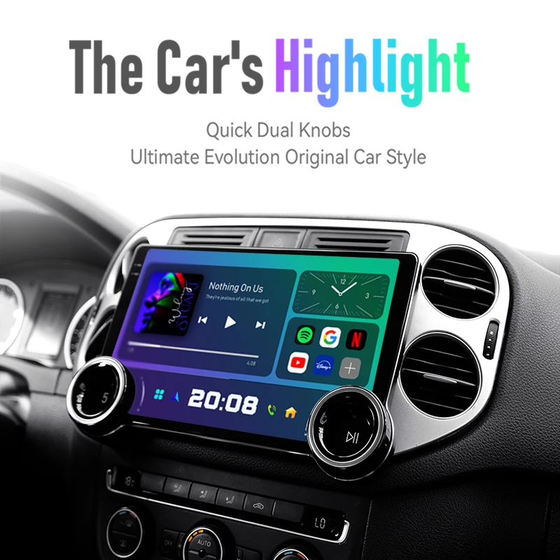Universal X80 10.1Inch Android13 T100 Qled 1280*800p  Screen Car Monitor Dvd Multimedia Player Stereo Radio Video