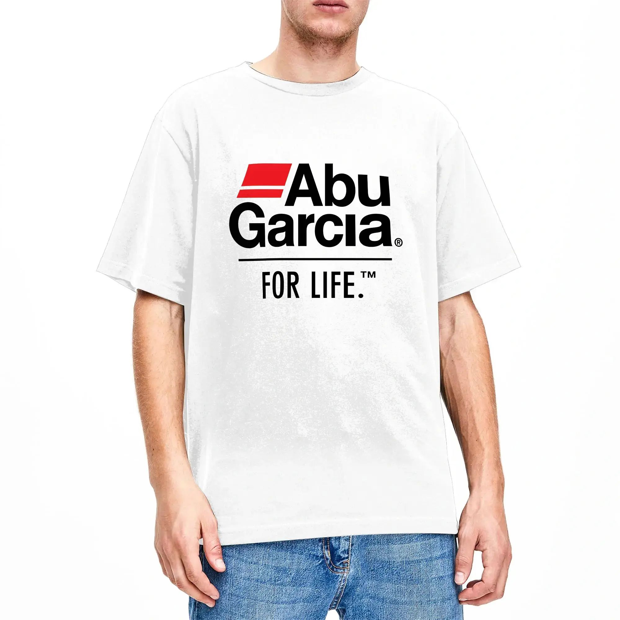 Abu Garcia Angel-T-Shirt, Sommer-T-Shirts aus Baumwolle für Herren, lässiges T-Shirt mit kurzen Ärmeln, klassische Oberteile – Detail 1