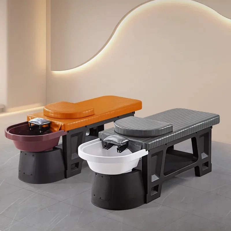 Massage Shampoo Bed Hair Treatment Water Heater For Barber Shop Hair Salon Hair Salon Full Reclining Beauty Bed Flush Bed