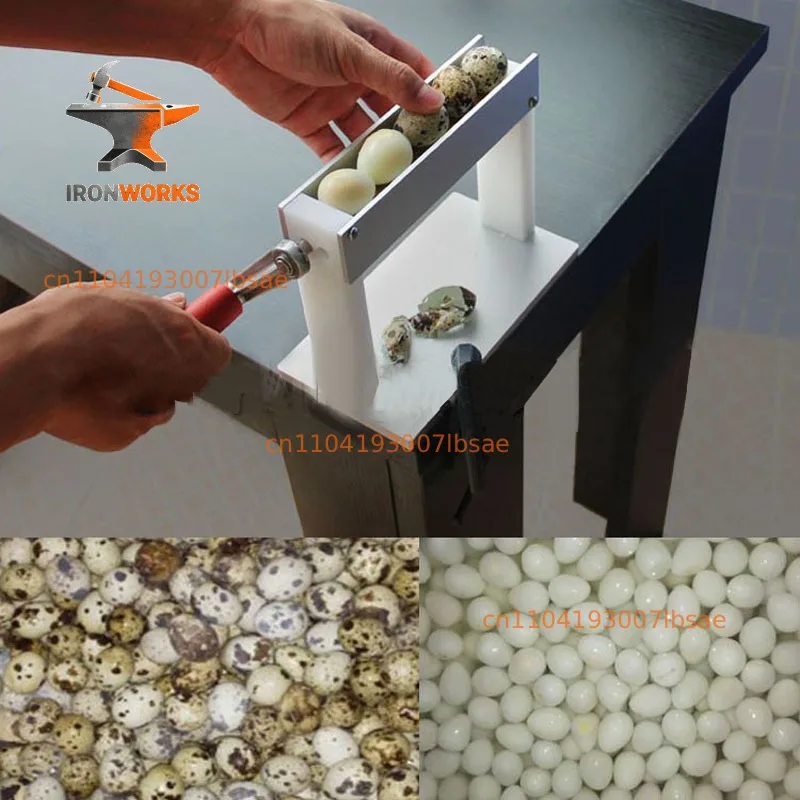 304 Stainless Steel Manual Peeling Sheller Manual Quail Egg Peeler Household Portable Hand Roll