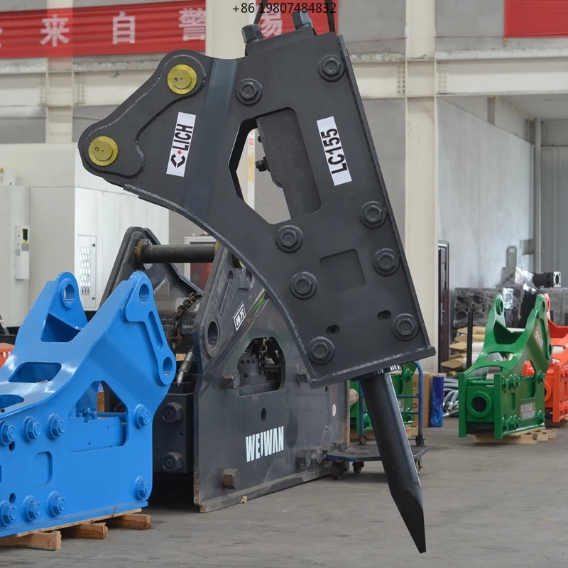 Components Engine and Chisel for Construction Mining Machinery 1 Ton NPK Hydraulic Breaker Parts Hammer Model SB81 with Core