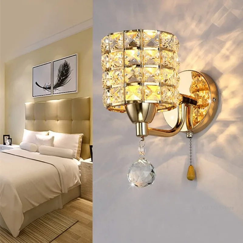 Creative wall lamp, modern living room TV background wall lamp, simple and minimalist bedroom bedside lamp, light luxury lamp