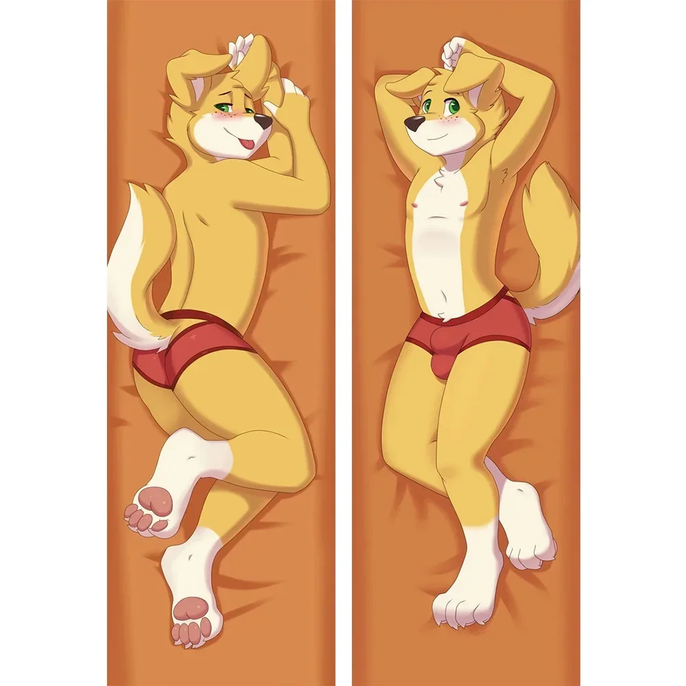 180CM Dog Animal Otaku PillowCase Pillow Case Bedding Anime Dakimakura Waifu Hugging Body Decorative Pillow Cover Cushion