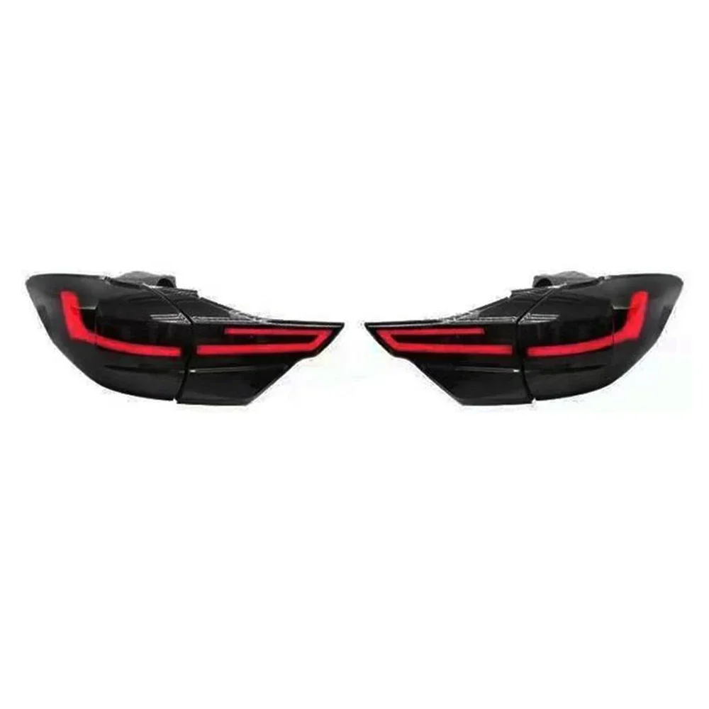 1 Pair Taillight Black Frame LED Tail Light For Toyota Rush Perodua Aruz 2006-2017 Auto lighting system Refitting LED Tail Lamp