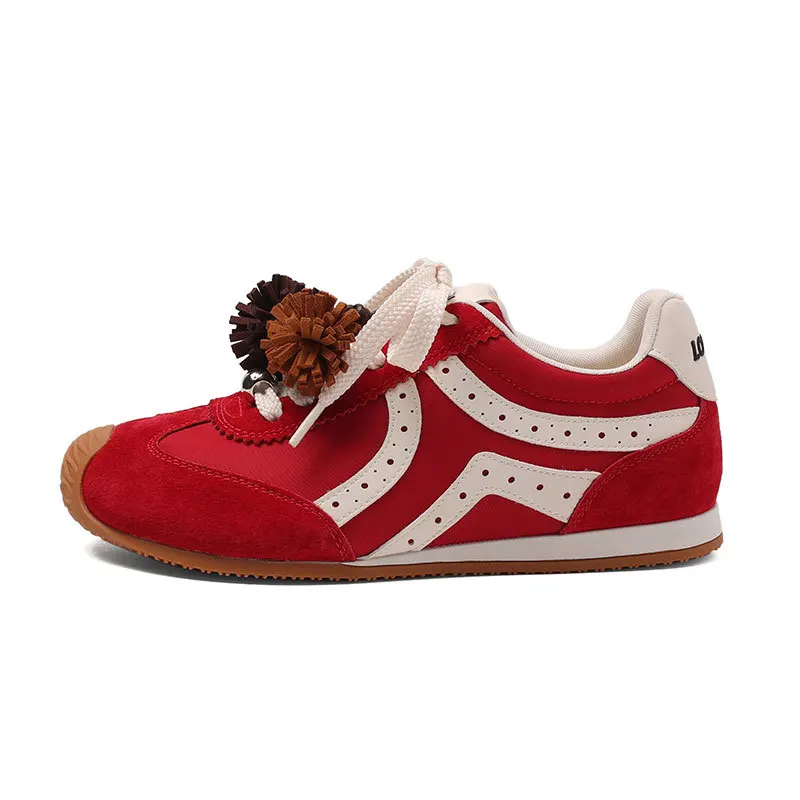 

2025 New Women's Sports Shoes Anti-slip Color-blocked Daxun Women's Shoes Large Size Flat Bottom Casual Women's Shoes