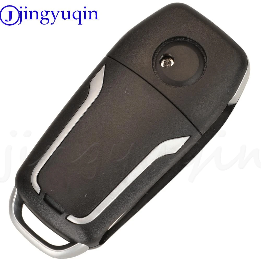 jingyuqin Upgraded Flip Remote Key For Ford Escape Focus C-Max Transit F250 F350 F450 Fob 315MHz 4D63 OUCD6000022 HU101/FO38