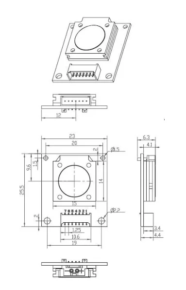 Ze30-C2H5OH Modulo sensore gas alcolico elettrochimico Rilevatore multigas per l'industria petrolifera e gas