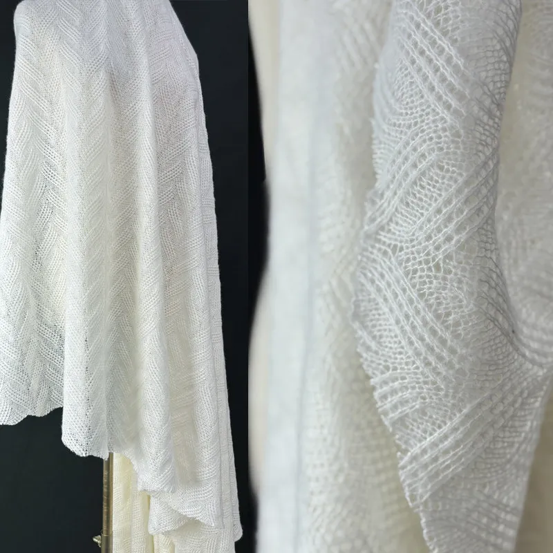 

Mohair woven herringbone pattern knitted fabric for soft DIY sewing cardigan sweater clothing fashion wholesale cloth
