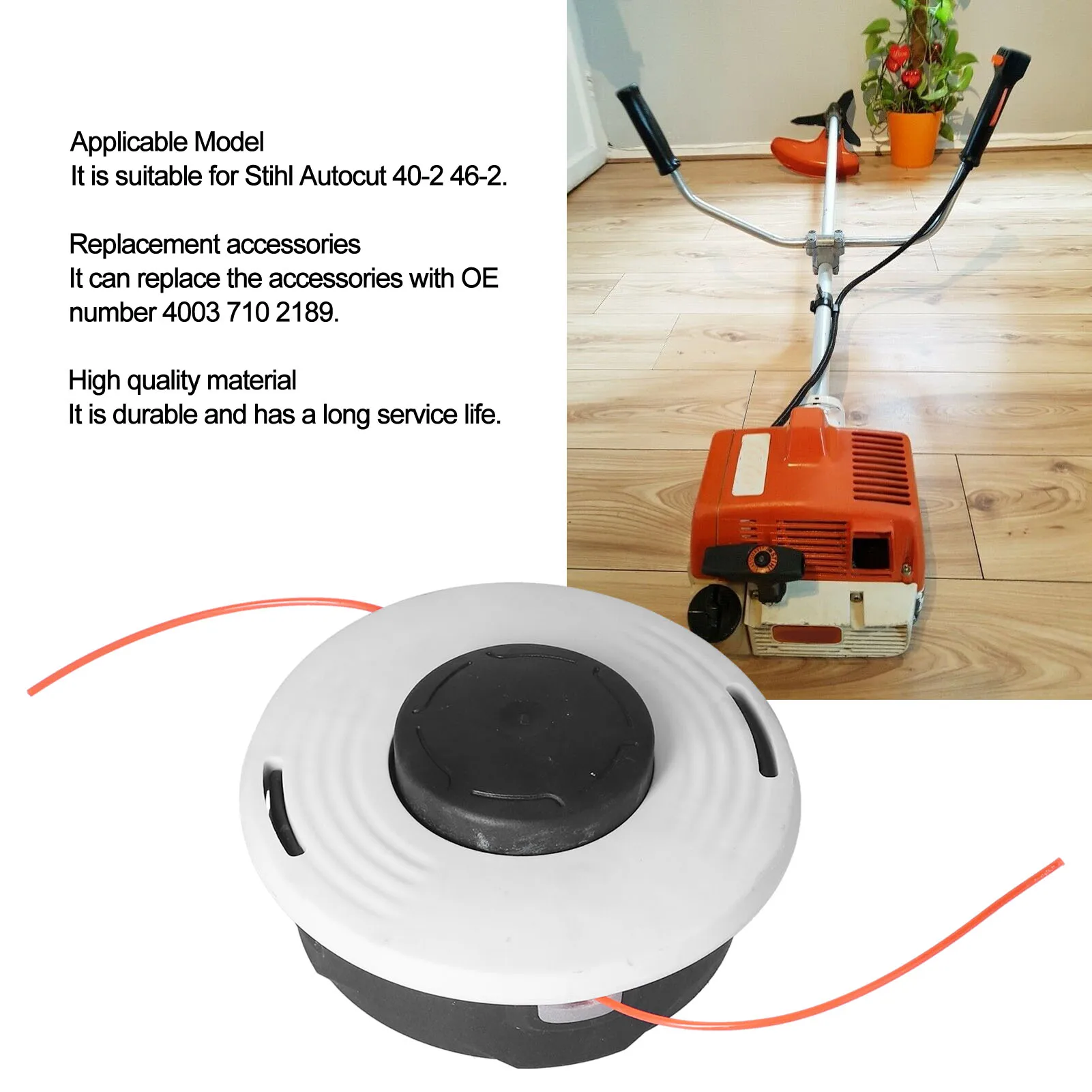 Grass Trimmer Head String Trimmer Head Replacement for Stihl  40‑2 46‑2 FS160 FS260 FS310 FS360 FS410 FS450 FS460