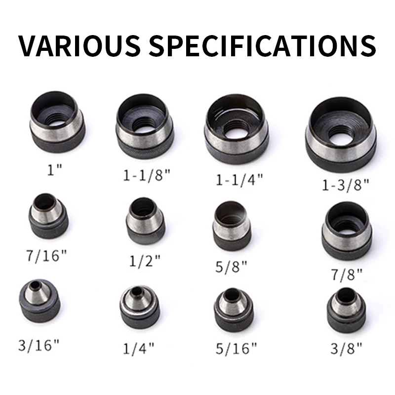 

14pcs Interchangeable Manual Punch Tool DIY Leather Punch Tool Leather Punch Carton/Plastic Punch HRC50-52