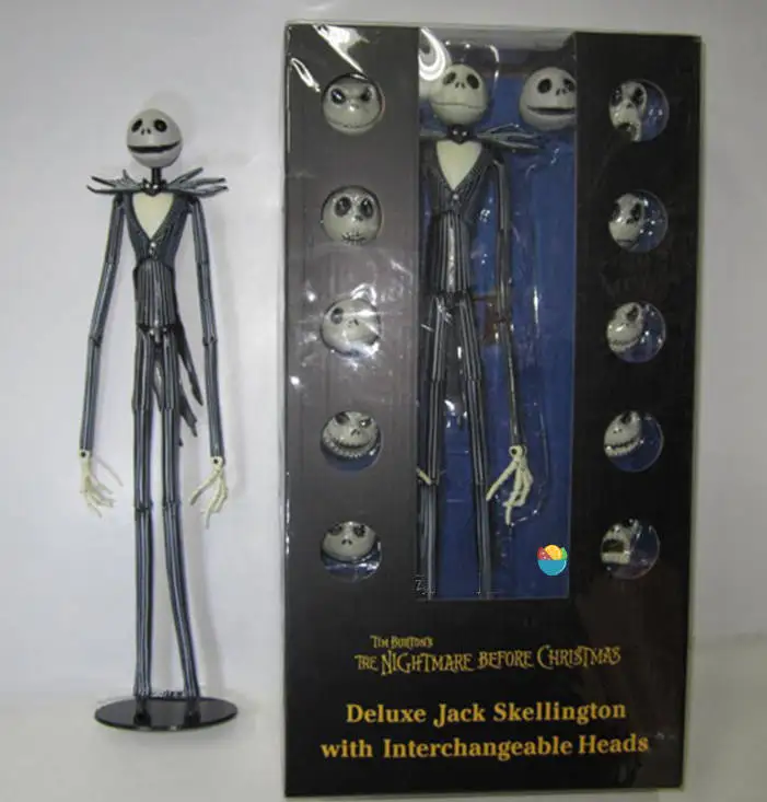 

Anime Figure NECA Halloween Jack 12 Styles Expression Collectible Toys Action Figure Model Nightmare Before Christmas Jack