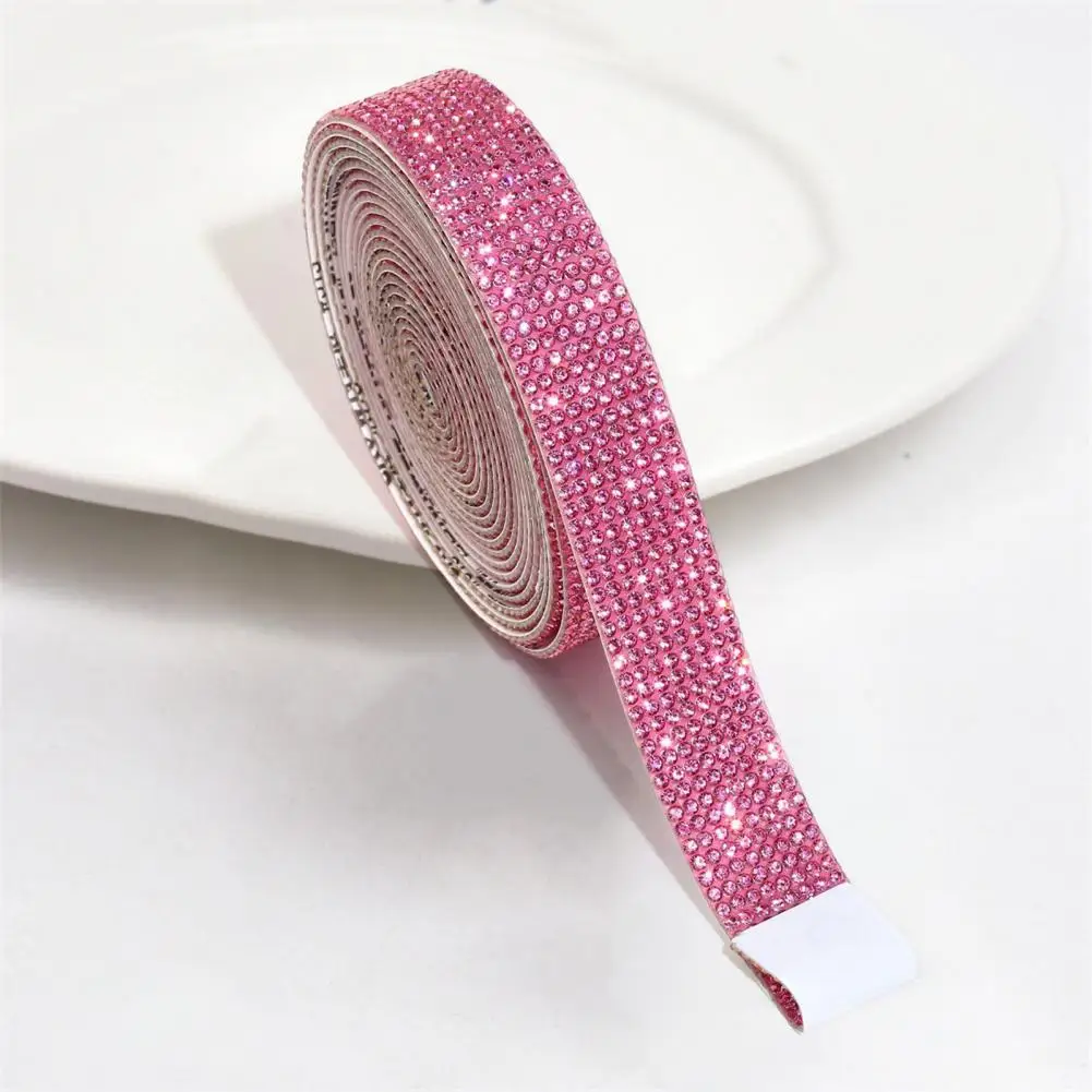 Self-adhesive Rhinestone Ribbon Sparkling Self-adhesive Rhinestone Tape Diy Crafts Gift Wrapping Party Decoration Supplies Great