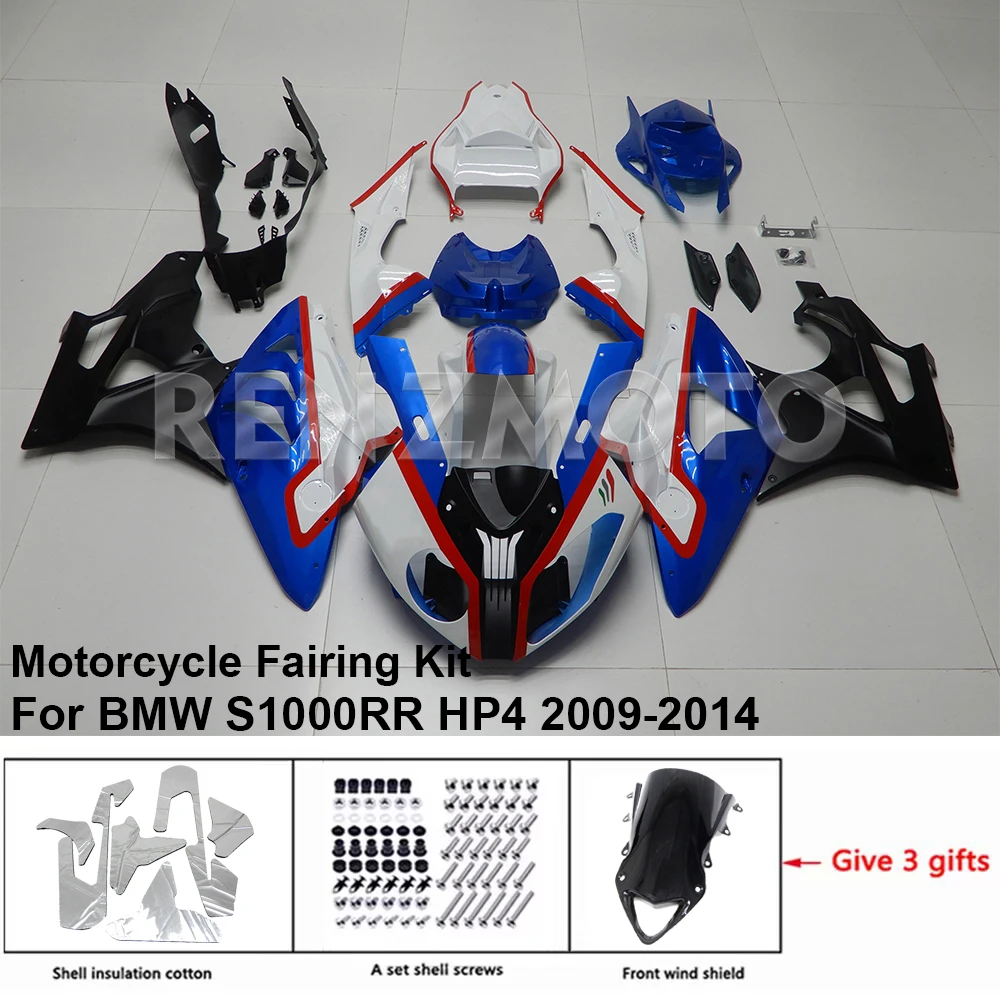 For BMW S1000RR 2009-2014 Fairing R/Z S412 Motorcycle Set Body Kit Decoration Plastic Guard Plate Accessories Shell Injection