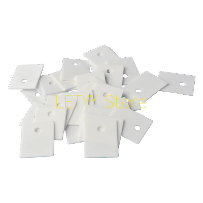 100PCS Aluminum Oxide Electronic Ceramic Substrate MOS Tube IGBT Chip Thermal Insulation 25W